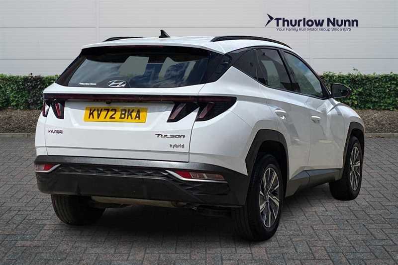 Hyundai Tucson 1.6 H T-gdi Se Connect Suv Hybrid KV72BKA White #3