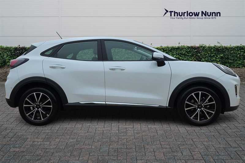 Ford Puma 1.0T Ecoboost Mhev Titanium Suv FD71TKY White #2