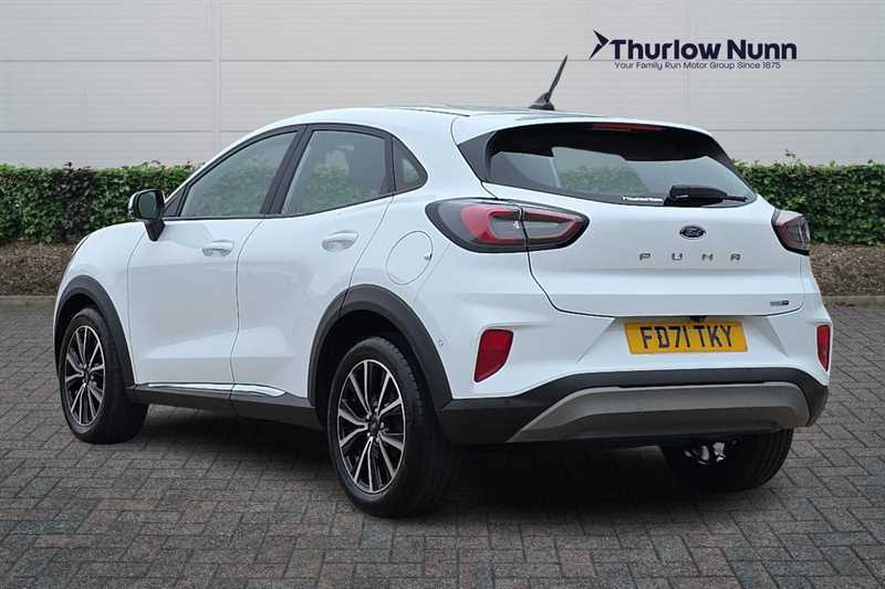 Ford Puma 1.0T Ecoboost Mhev Titanium Suv FD71TKY White #5