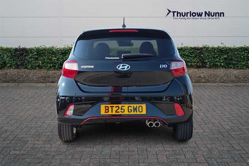 Hyundai I10 1.0 T-gdi N Line Hatchback Euro BT25GWO Black #4