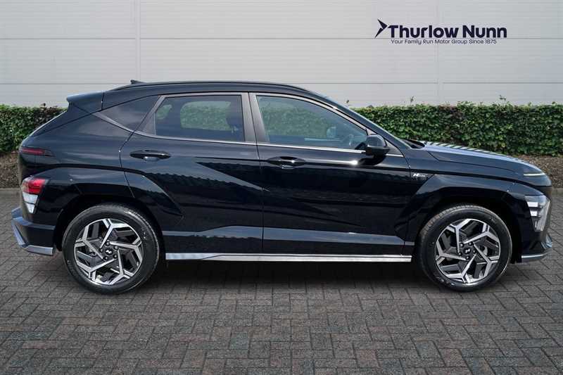Hyundai Kona 1.6 H-gdi N Line Suv Hybrid Dct Euro 6 EF74WYV Black #3
