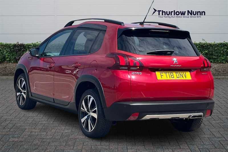 Peugeot 2008 1.2 Puretech Gpf Gt Line Suv Eur Red #5