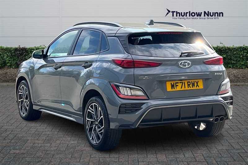 Hyundai Kona 1.0 T-gdi Mhev 120 Ps N Line Hybri WF71RWX Grey #5