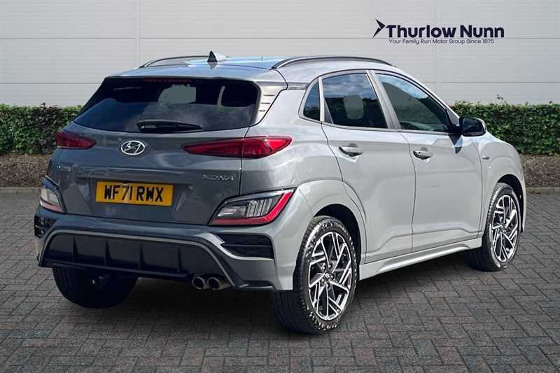 Hyundai Kona 1.0 T-gdi Mhev 120 Ps N Line Hybri WF71RWX Grey #3