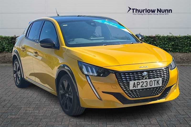 Peugeot 208 1.2 Puretech Gt Hatchback Eat Euro 6 S Yellow