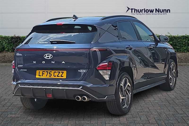 Hyundai Kona 1.6 H-gdi N Line Suv Hybrid Dct Euro 6 LF75CZZ Blue #3