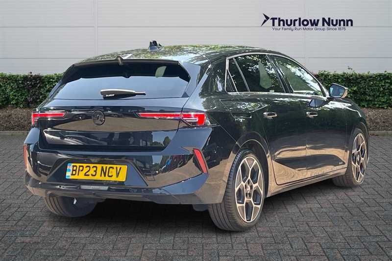 Vauxhall Astra 1.2 Turbo Ultimate Hatchback Euro BP23NCV Black #3