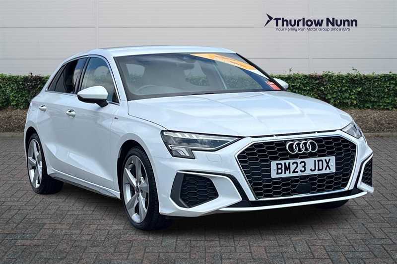 Audi A3 1.5 Tfsi 35 S Line Sportback Eur White