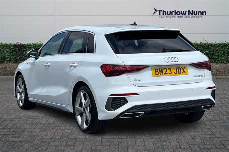 Audi A3 1.5 Tfsi 35 S Line Sportback Eur BM23JDX White #5