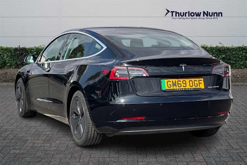 Tesla Model 3 Dual Motor Long Range Saloon 4 GM69OGF Black #5