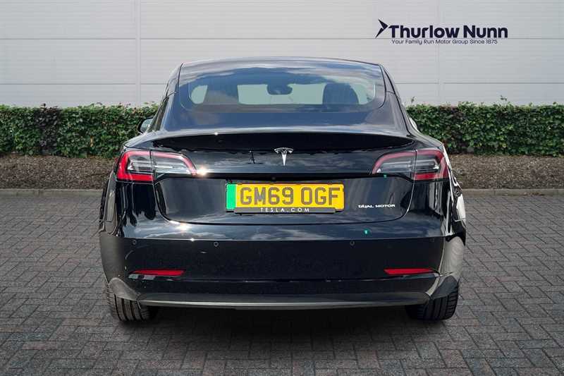 Tesla Model 3 Dual Motor Long Range Saloon 4 GM69OGF Black #4