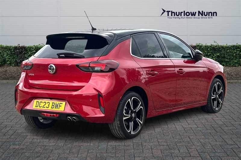 Vauxhall Corsa 1.2 Turbo Ultimate Hatchback Euro DC23BWF Red #3