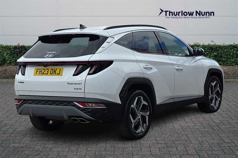 Hyundai Tucson 1.6 H T-gdi Premium Suv Hybrid Eur FH23OKJ White #3