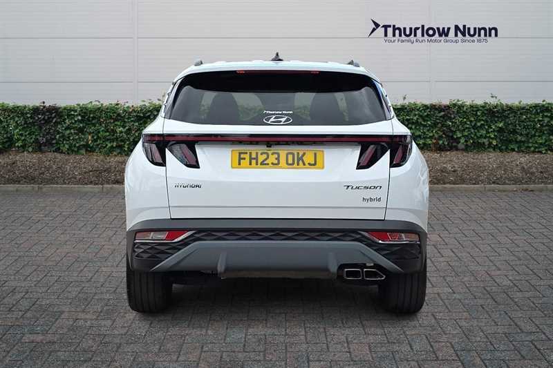 Hyundai Tucson 1.6 H T-gdi Premium Suv Hybrid Eur FH23OKJ White #4