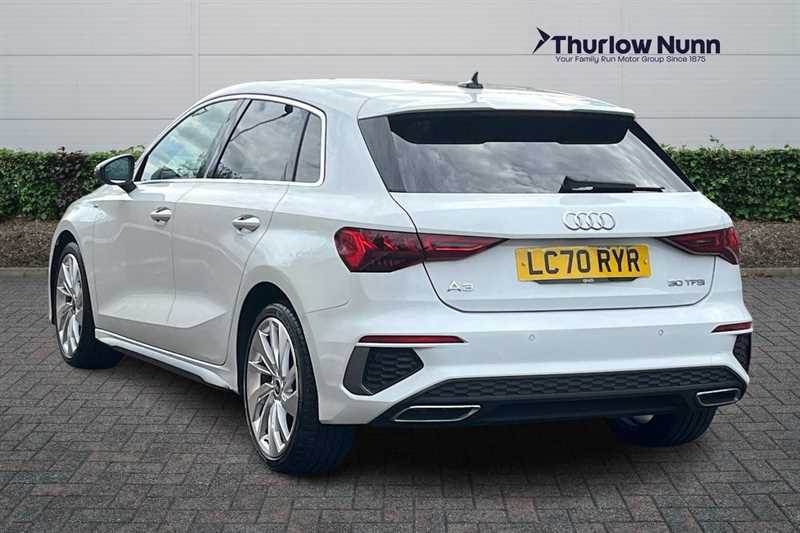 Audi A3 1.0 Tfsi 30 S Line Sportback Eur LC70RYR White #5