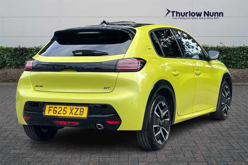Peugeot 208 1.2 Puretech Gt Hatchback Euro 6 FG25XZB Yellow #3