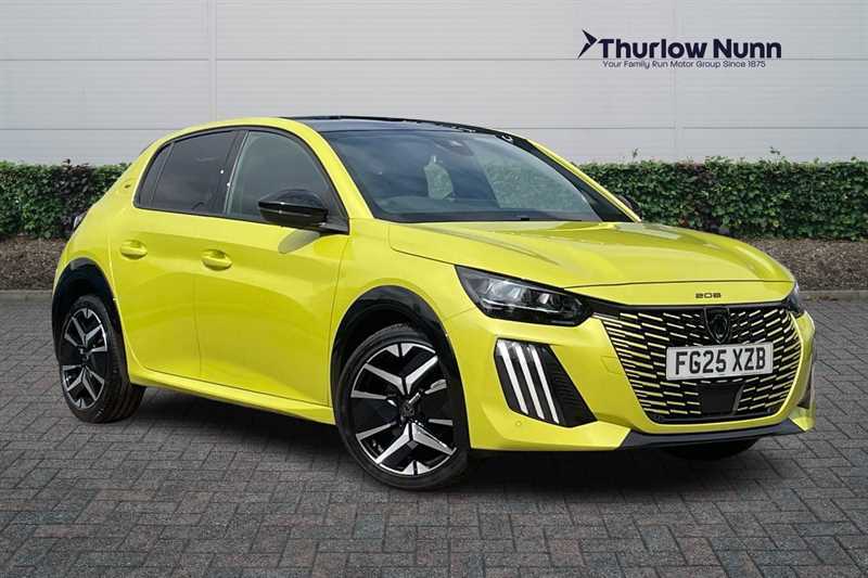 Peugeot 208 1.2 Puretech Gt Hatchback Euro 6 Yellow