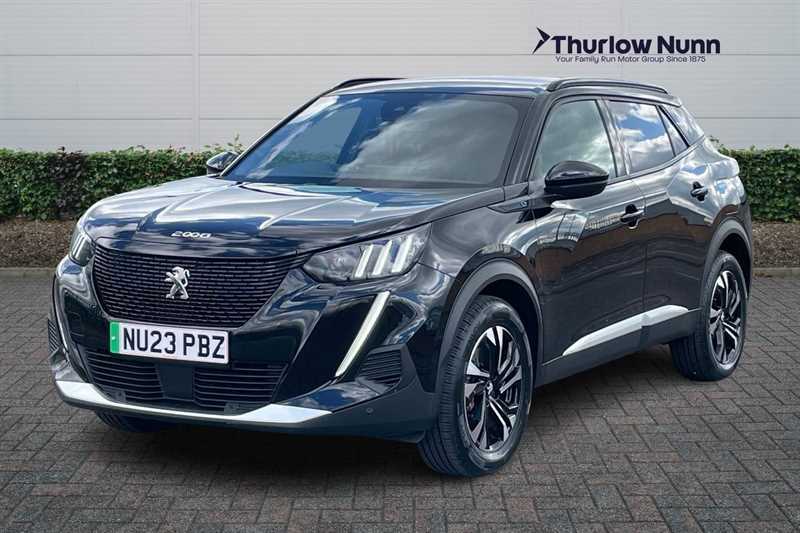 Peugeot e-2008 50Kwh Gt Suv 7Kw Charger 136 NU23PBZ Black #3