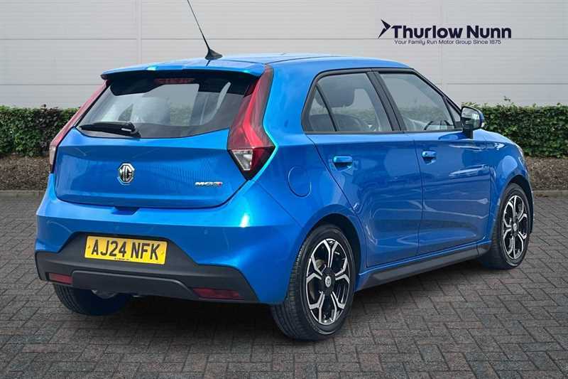 MG MG3 1.5 Vti-tech Exclusive Nav Hatchback Ma AJ24NFK Blue #3