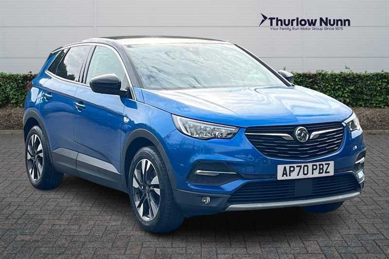 Vauxhall Grandland X 1.2I Turbo 130 Ps Sri Nav Suv AP70PBZ Blue