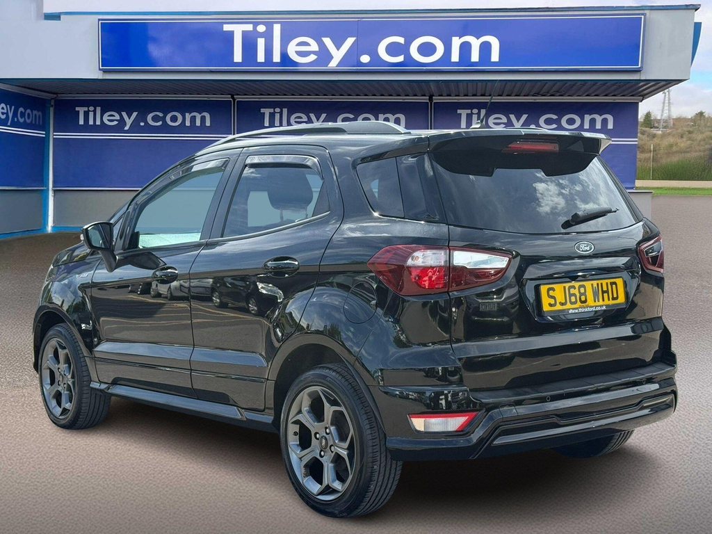 Ford Ecosport 1.0T Ecoboost St-line Euro 6 Ss SJ68WHD Black #6