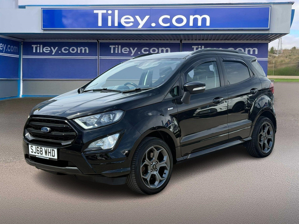 Ford Ecosport 1.0T Ecoboost St-line Euro 6 Ss SJ68WHD Black #3
