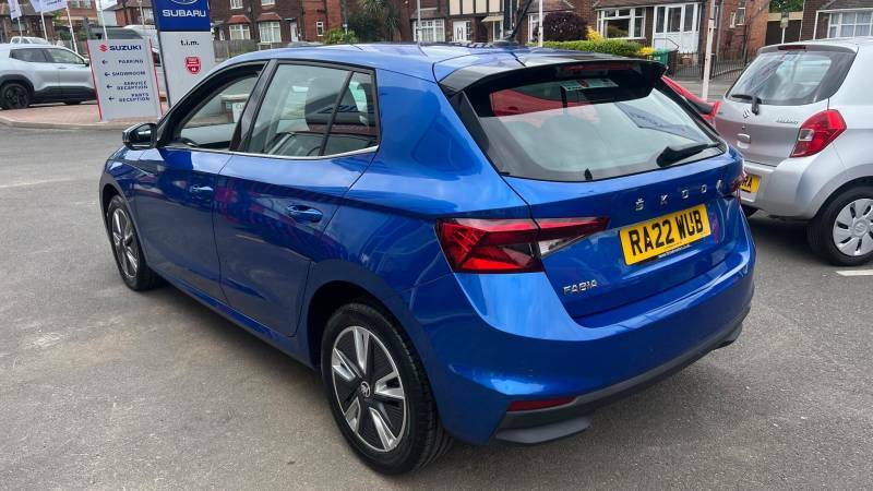 Skoda Fabia 1.0 Tsi 110 Se L Dsg - 2022 22 RA22WUB Blue #4