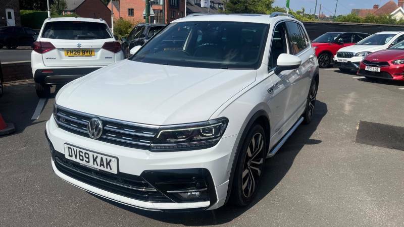 Volkswagen Tiguan 2.0 Tdi R-line Tech Dsg Euro 6 Ss - 2019 6 DV69KAK White #6