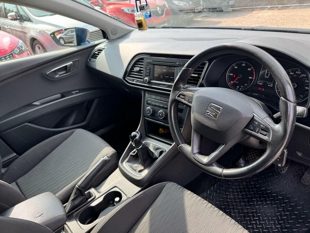 Seat Leon Hatchback 1.6 Tdi Ecomotive Cr Se 2014 Grey #12