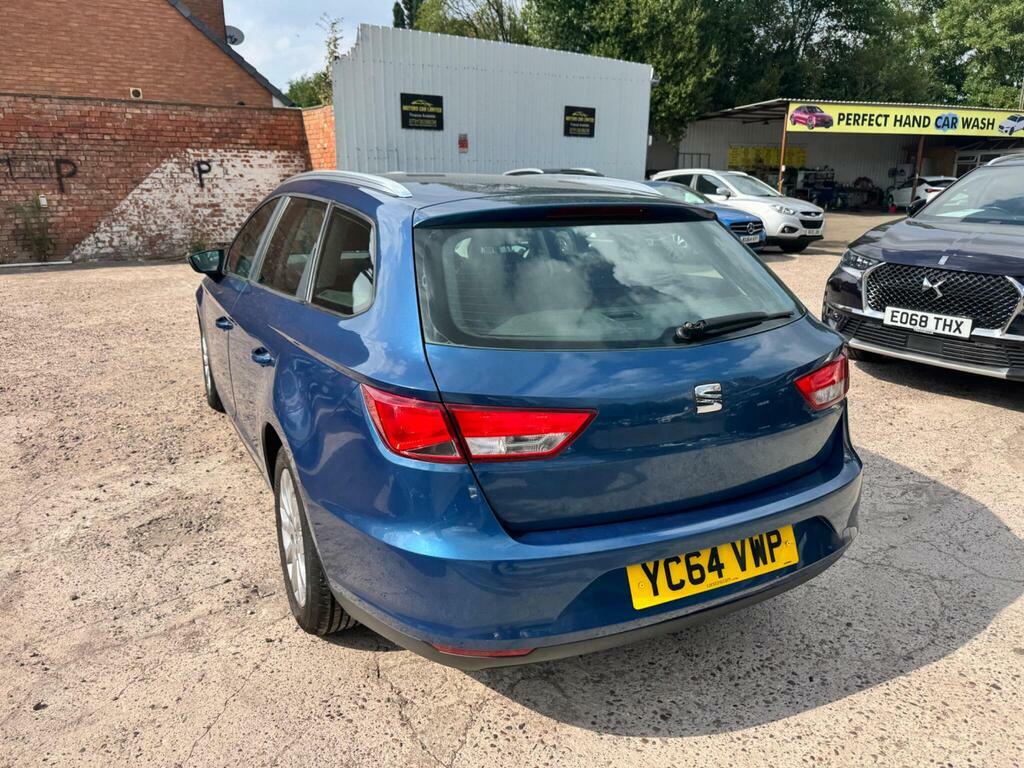 Seat Leon 1.6 Tdi Cr Se Sport Tourer Euro 5 S S Blue #4