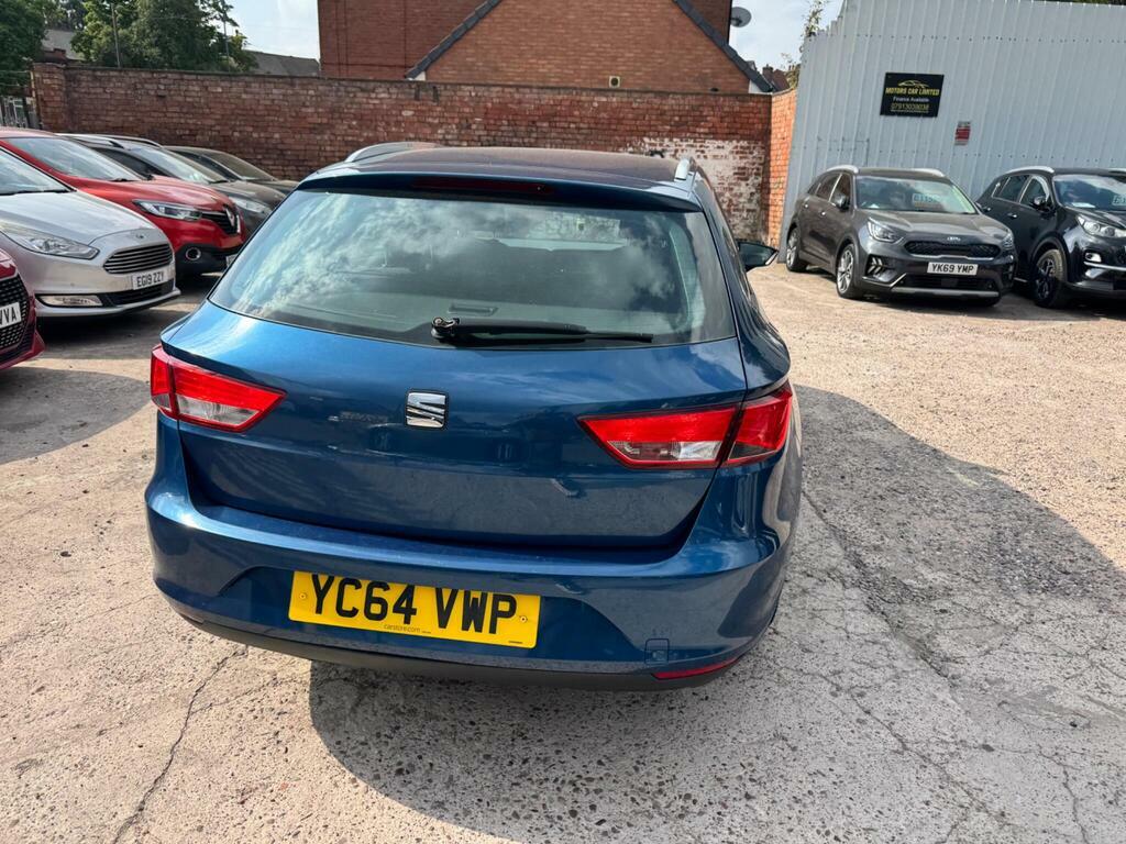 Seat Leon Hatchback 1.6 Tdi Ecomotive Cr Se 2014 Grey #8