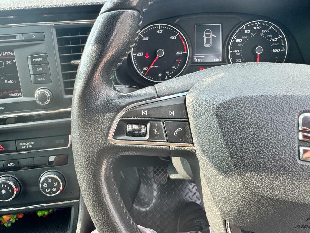 Seat Leon Hatchback 1.6 Tdi Ecomotive Cr Se 2014 Grey #19