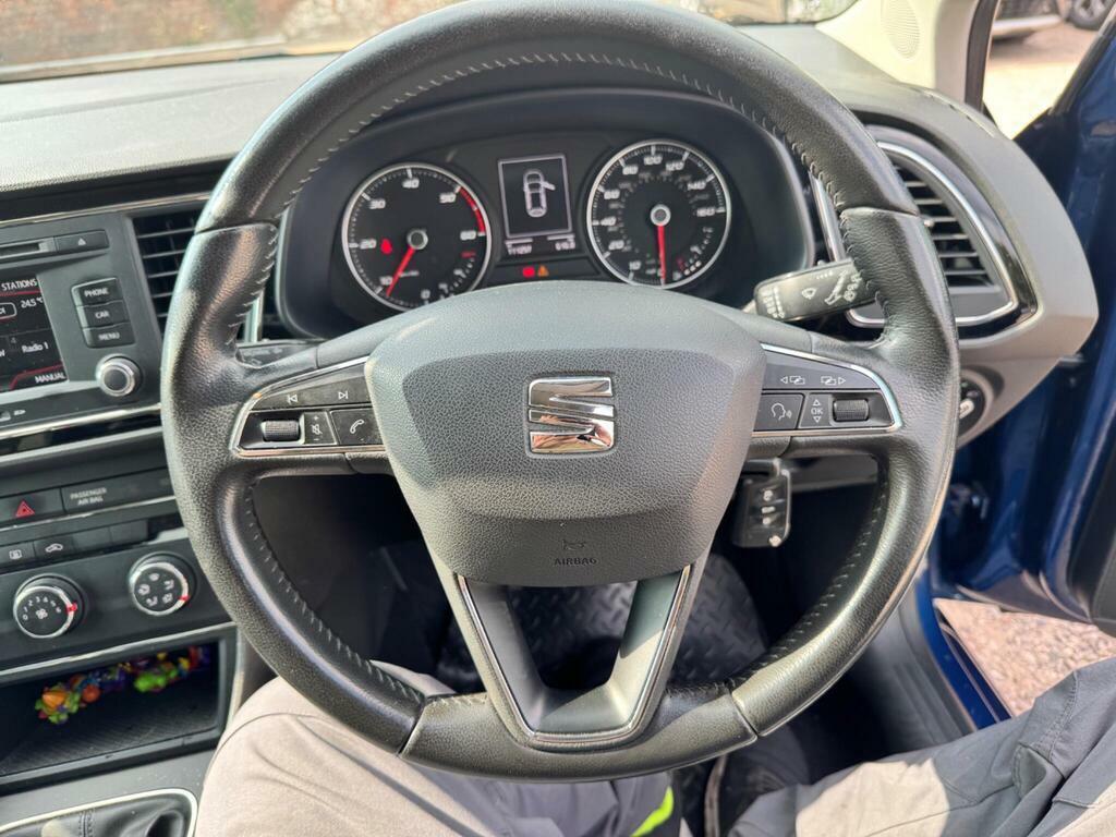 Seat Leon Hatchback 1.6 Tdi Ecomotive Cr Se 2014 Grey #18