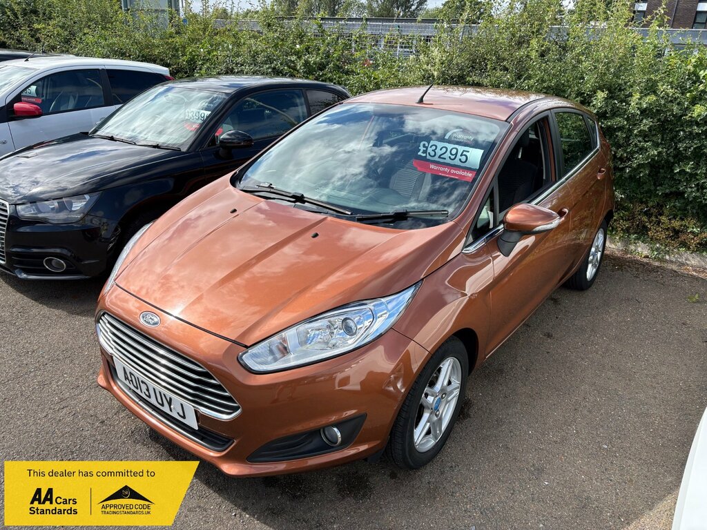 Ford Fiesta 1.25 Zetec Hatchback Euro 5 82 Yellow