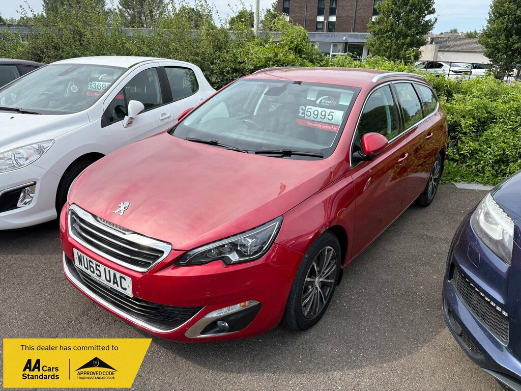 Peugeot 308 SW 1.6 Bluehdi Allure Estate Euro 6 Red