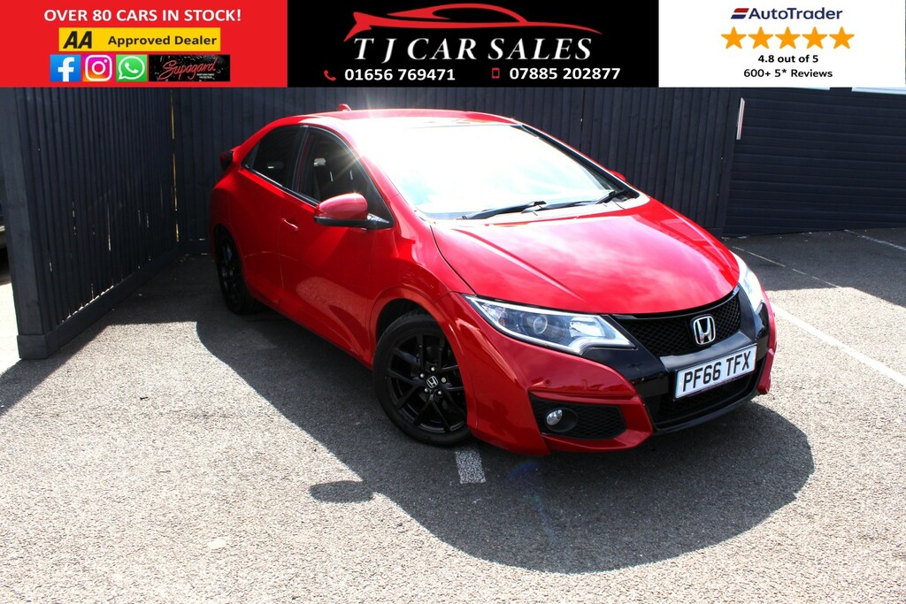 Honda Civic Hatchback 1.4 I-vtec Sport 2016 Red