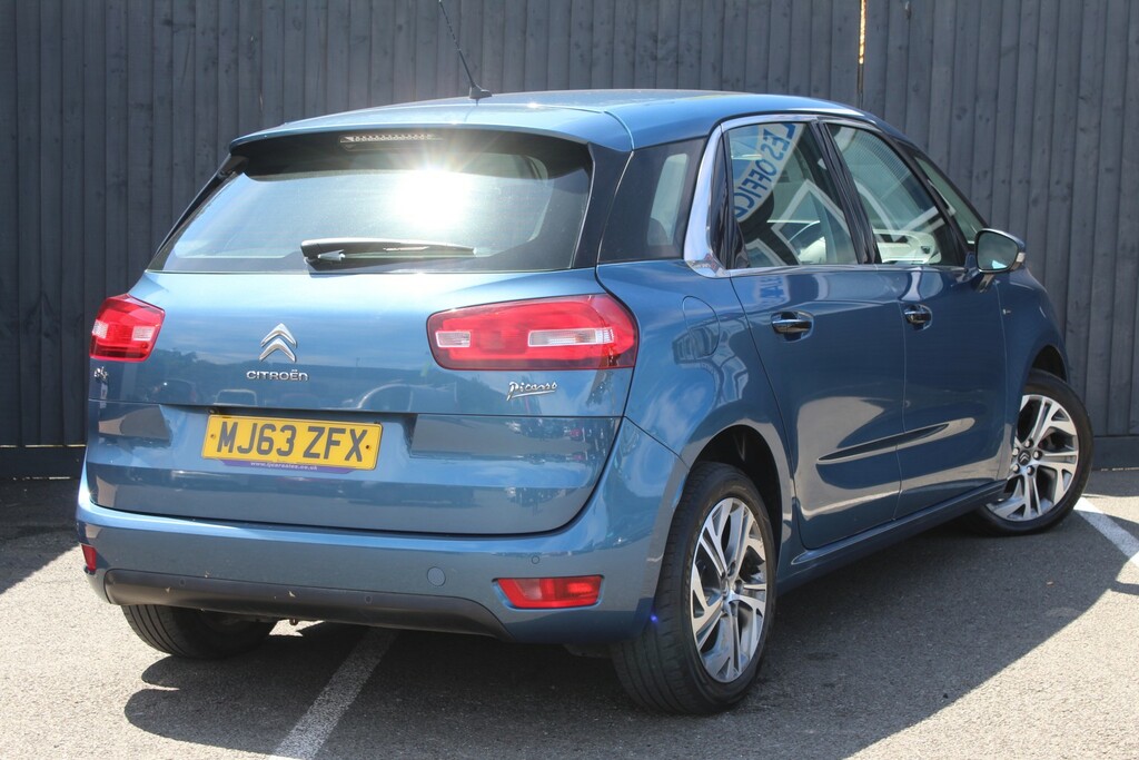 Citroen C4 Picasso Mpv 1.6 E-hdi Airdream Exclusive 2013 Blue #6