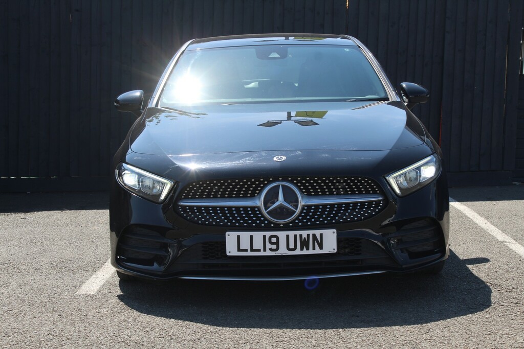 Mercedes-Benz A Class Hatchback 2.0 A200d Amg Line 2019 LL19UWN Black #2
