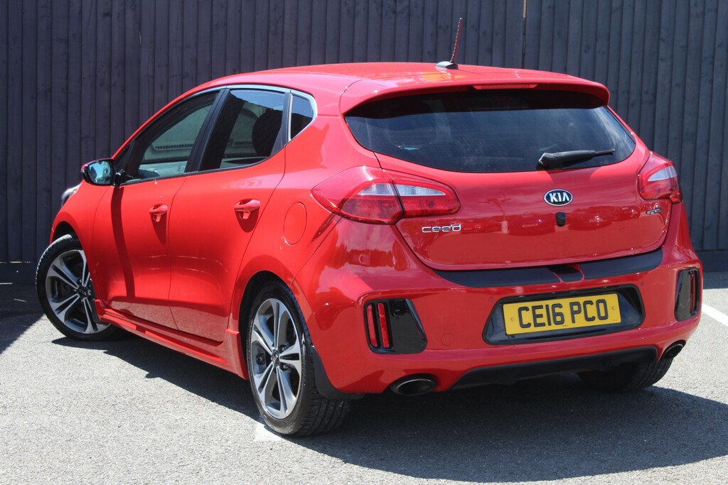 Kia Ceed Hatchback 1.0 T-gdi Gt-line 2016 CE16PCO Red #2