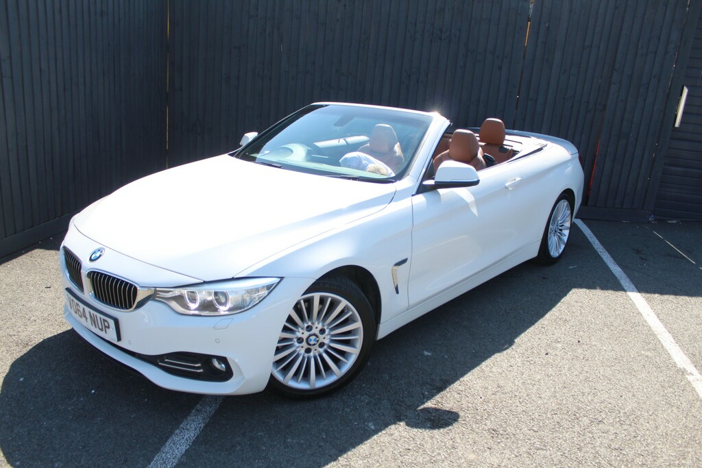 BMW 4 Series Convertible 2.0 420D Luxury Convertible 2014 VO64NUP White #4