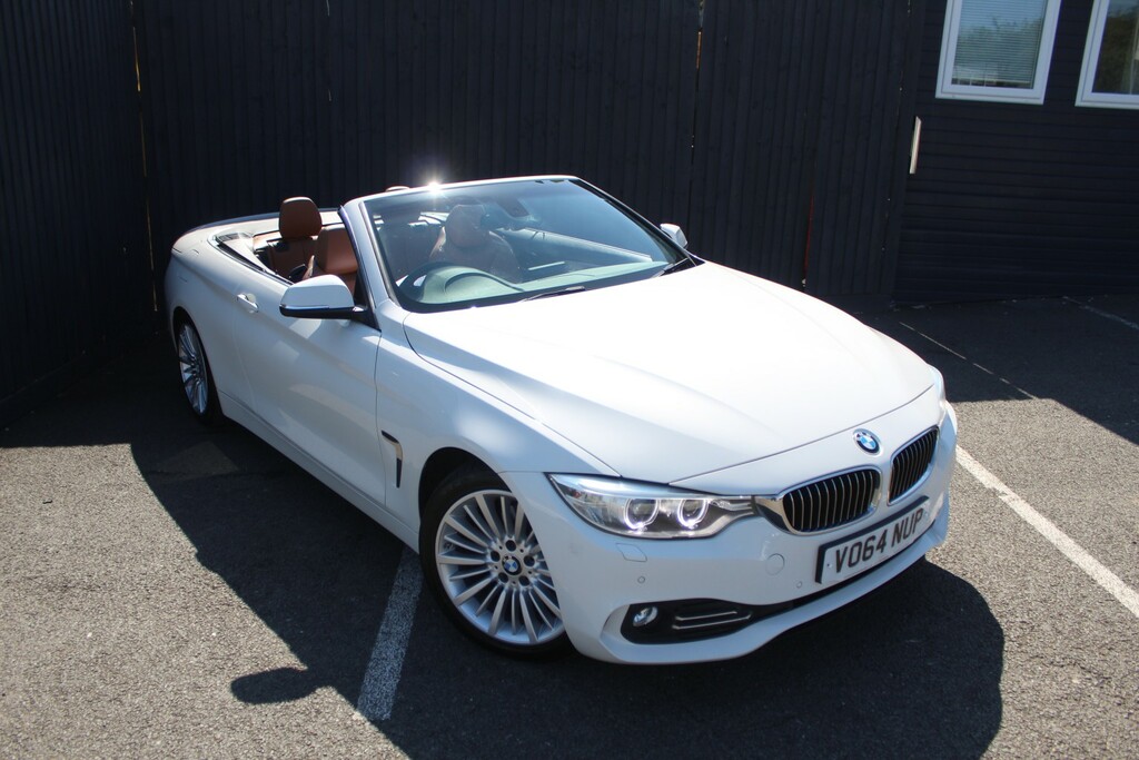 BMW 4 Series Convertible 2.0 420D Luxury Convertible 2014 White