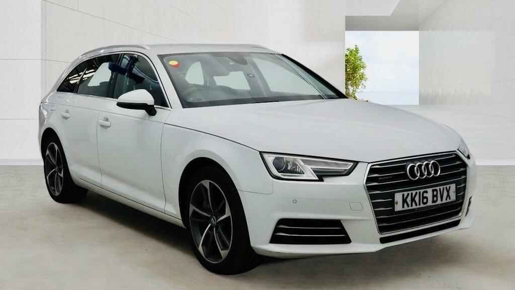 Audi A4 Avant Sport White #5