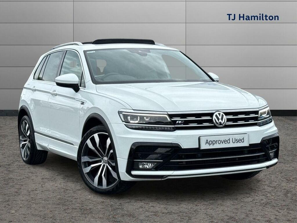 Volkswagen Tiguan 2.0 Tdi 150 4Motion R-line Dsg White