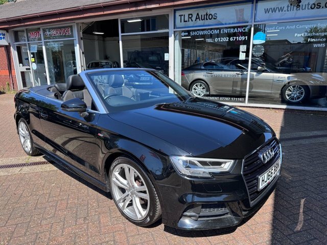 Audi A3 Cabriolet 2016 1.4 Tfsi Cod S Line Convertible S Black #3