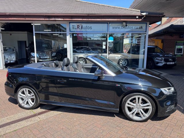 Audi A3 Cabriolet 2016 1.4 Tfsi Cod S Line Convertible S Black #2