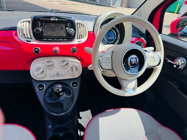 Fiat 500 2017 1.2 Lounge Hatchback Euro 6 Pink #3