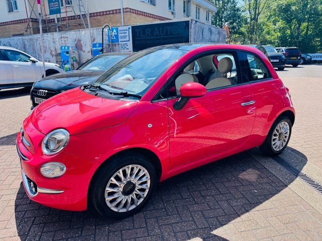 Fiat 500 2017 1.2 Lounge Hatchback Euro 6 Pink #2