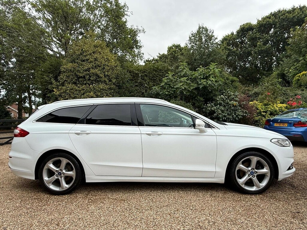 Ford Mondeo 2.0 Tdci Titanium Powershift Euro 6 Ss FE66AZO White #5