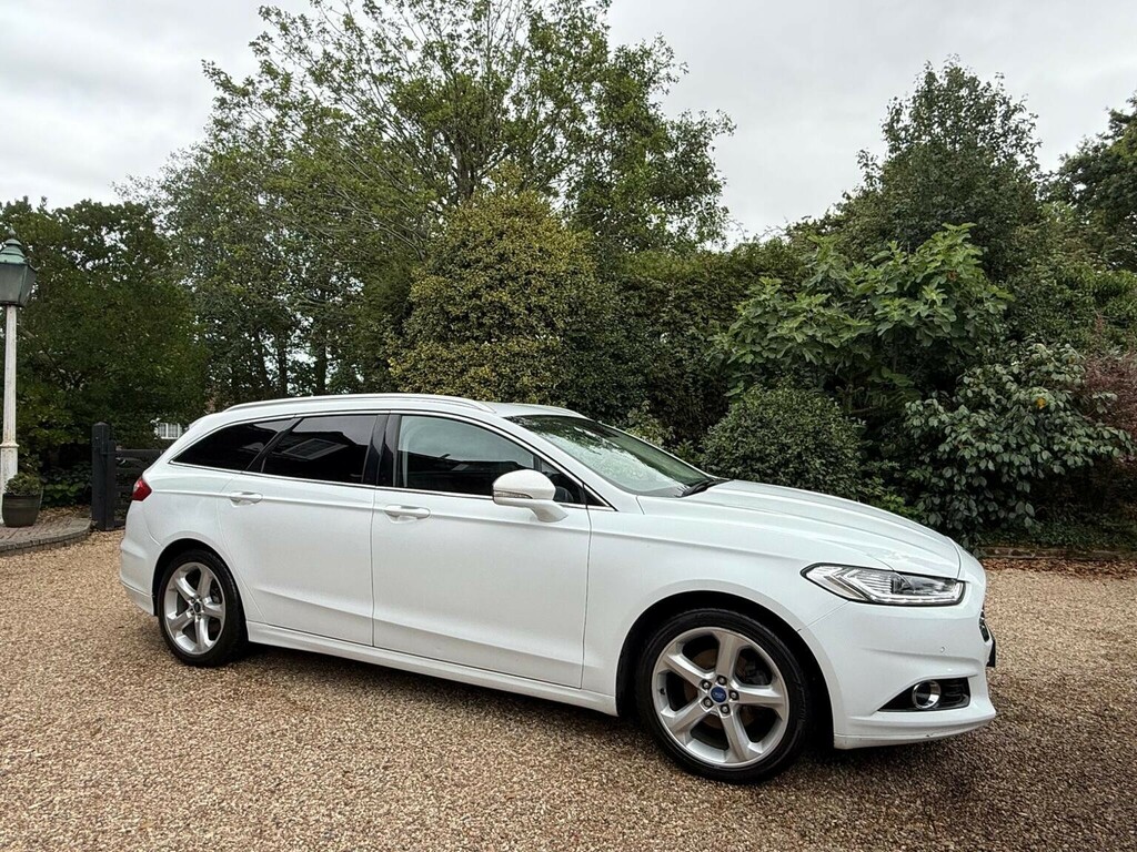 Ford Mondeo 2.0 Tdci Titanium Powershift Euro 6 Ss FE66AZO White #2