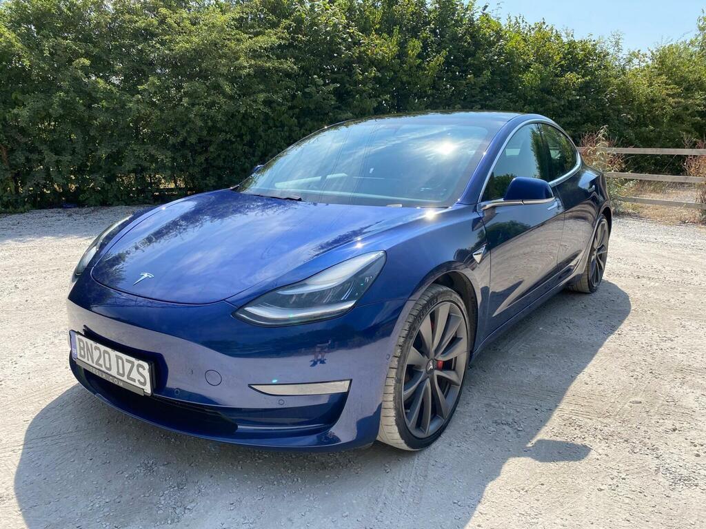Tesla Model 3 Saloon Dual Motor Performance 4Wde Per BN20DZS Blue #3